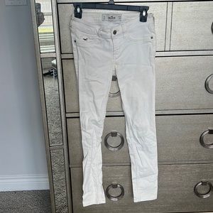 Hollister skinny jeans white